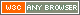 Viewable by any browser